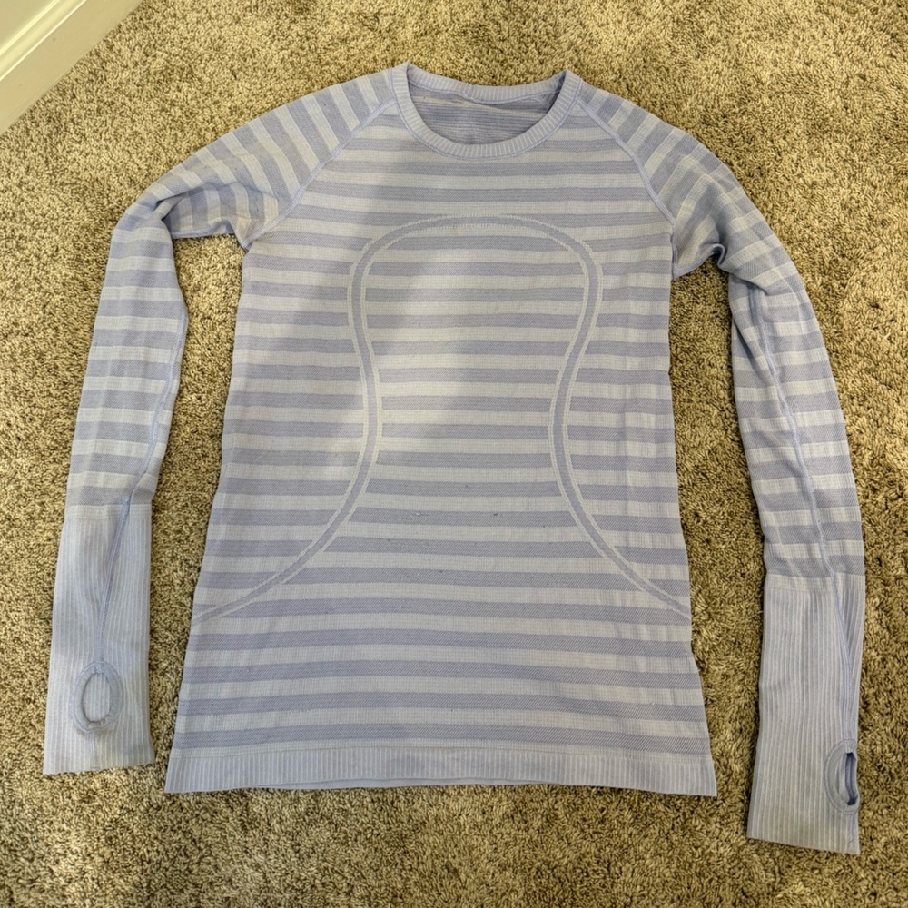 Light purple Lululemon long sleeve